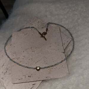 3mm Faceted Natural Labradorite Gems Round Beads White Pearl Necklace 14-48''